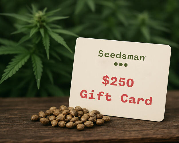 Seedsman gift card December 2025