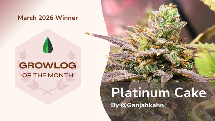 Growlog of the month Winner - March 2026