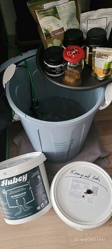 Tag 28 der erste Kompost Tee 27.4.25