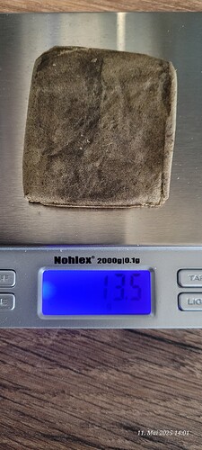 Die erste kleine mini Platte ist fertig 11.5.25