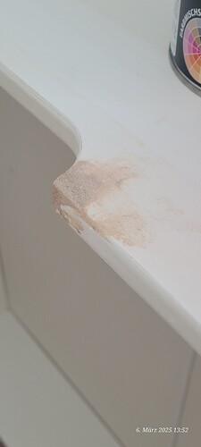Projekt Bett 2 kleinere Ausbesserung einer fehlenden Ecke