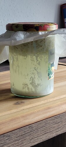 18 am dritten Tag das Stärkehaltige Wasser , Beispiel - 200 ml zu 800 ml Milch zu - Kopie