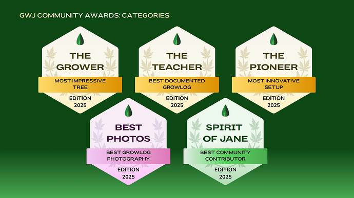 GWJ Community Awards 2025 Categories