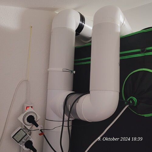 Abluft Zelt 2 an geschlossen 9.10.24