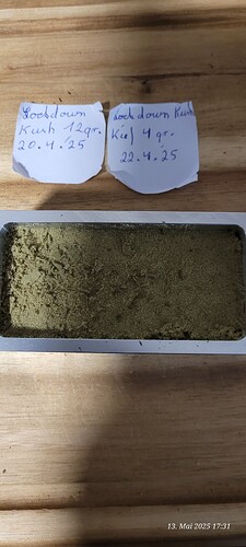 Die Füllung mit Lockdown 13.5.25