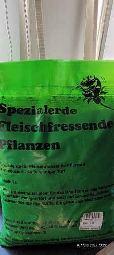 8.3.2025 und gleich noch die passende Erde dazu für jede erst mal in einen 1 liter Topf zu bringen