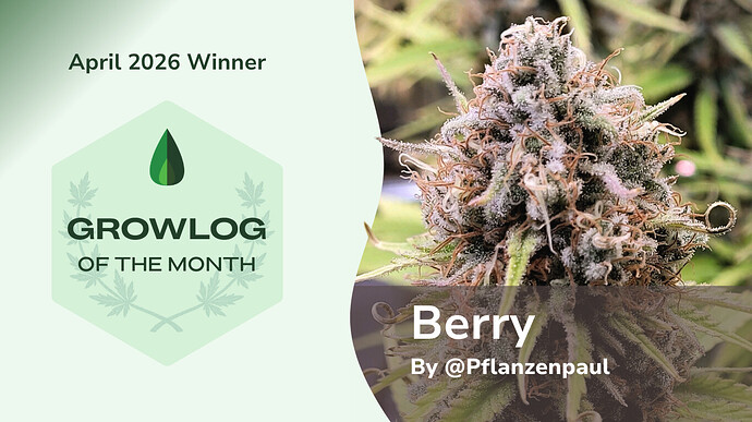 Growlog of the month Winner - April 2026 Banner